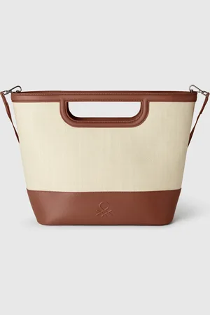 Benetton Benetton, Large Tote Bag In Raffia, size OS, , Women