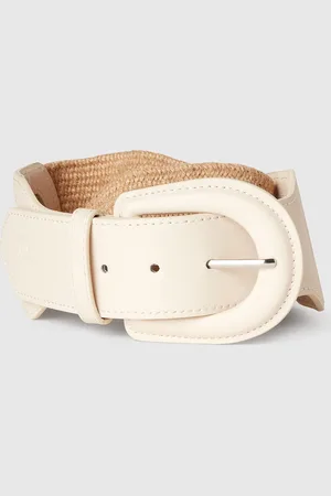 Benetton Benetton, High Raffia Effect Belt, size OS, , Women