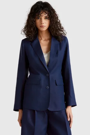 Benetton Benetton, Blazer In Linen Blend, size, , Women