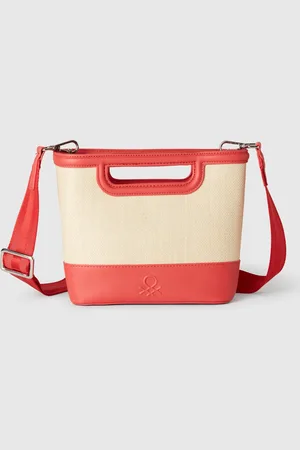 Benetton Benetton, Medium Tote Bag In Raffia, size OS, , Women