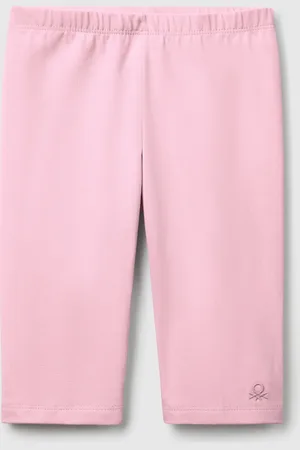 Benetton Benetton, 3/4 Leggings In Stretch Cotton, size 12-18, , Kids