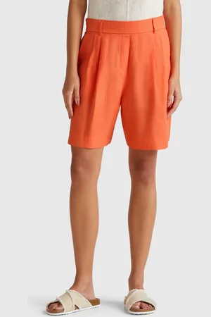 Benetton Benetton, 100% Linen Bermudas, size S,, Women