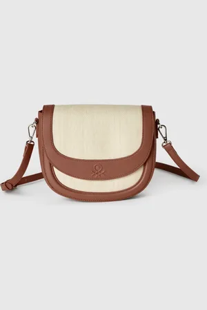 Benetton Benetton, Raffia Effect Shoulder Bag, size OS, , Women