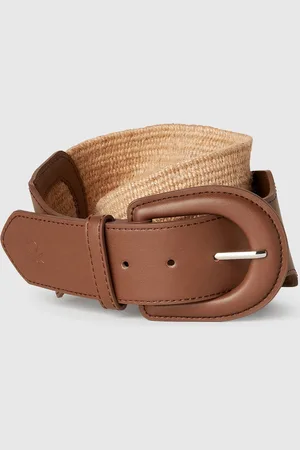 Benetton Benetton, High Raffia Effect Belt, size OS, , Women