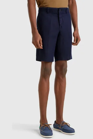 Benetton Benetton, Bermudas In Pure Linen, size 36, , Men