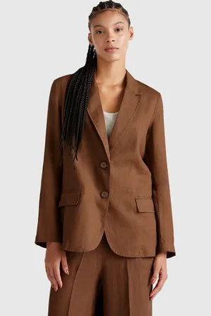 Benetton Benetton, Blazer In Pure Linen, size, , Women