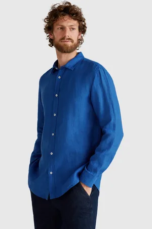 Benetton Benetton, Shirt In Pure Linen, size XS, , Men