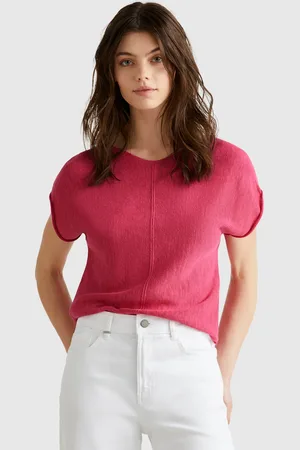 Benetton Benetton, Sweater In Cotton And Linen, size L, , Women