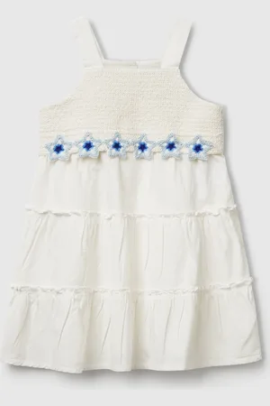 Benetton Benetton, Dress With Macramé Flowers, size 18-24, , Kids