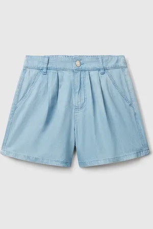 Benetton Benetton, Bermudas In Chambray, size XL, , Kids