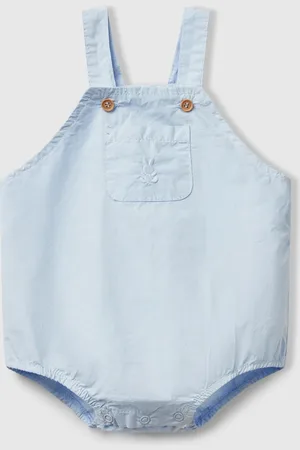 Benetton Benetton, Overall Onesie In 100% Cotton, size 12-18, , Kids