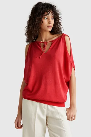 Benetton Benetton, Reversible Linen Blend Sweater, size XS, , Women