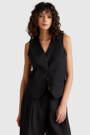 Benetton Benetton, Pure Linen Vest, size, , Women