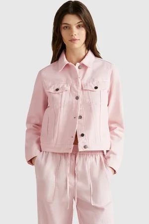 Benetton Benetton, Denim Rider Jacket, size XS, , Women