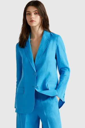 Benetton Benetton, Blazer In Pure Linen, size, , Women