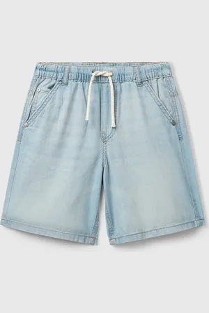Benetton Benetton, Bermudas In Chambray, size L, , Kids