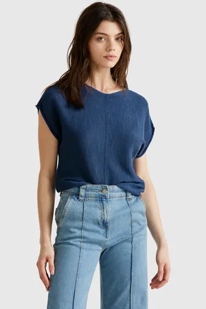 Benetton Benetton, Sweater In Cotton And Linen, size XL, , Women