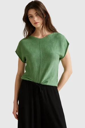 Benetton Benetton, Sweater In Cotton And Linen, size L, , Women