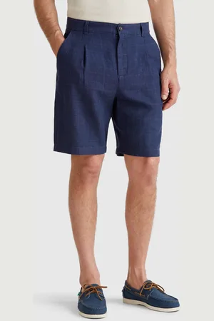 Benetton Benetton, Striped Bermudas In Linen Blend, size 44, , Men