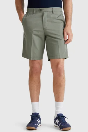 Benetton Benetton, Chino Bermuda Shorts In Canvas, size 42, , Men