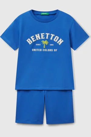 Benetton Benetton, Pyjamas In 100% Cotton With Logo, size XXS, , Kids