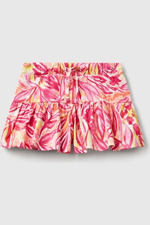 Benetton Benetton, Shorts With Tropical Print, size 2-3, , Kids