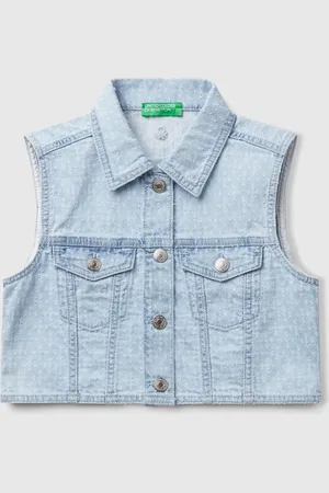 Benetton Benetton, Denim Vest, size 3XL, , Kids
