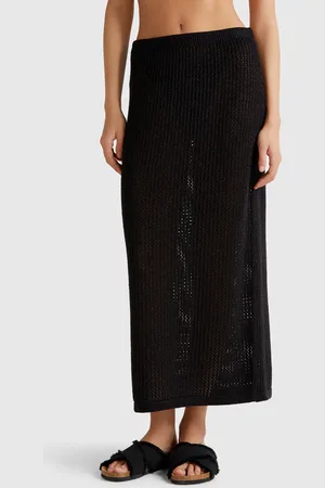 Benetton Benetton, Knit Tricot Skirt, size XXS, , Women