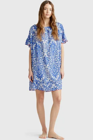 Benetton Benetton, Kaftan With Pattern Print, size OS, , Women