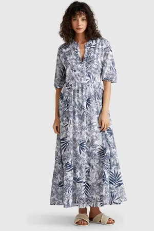 Benetton Benetton, Dress With Tropical Print, size XS, , Women