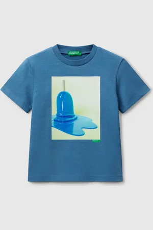 Benetton Benetton, T-shirt With Ice Cream Print, size 12-18, , Kids