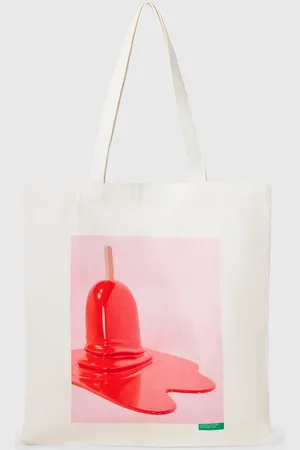 Benetton Benetton, Tote Bag With Ice Cream Print, size OS, , Women