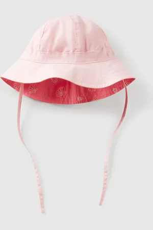 Benetton Benetton, Reversible Hat With Beach Print, size 9-12, , Kids