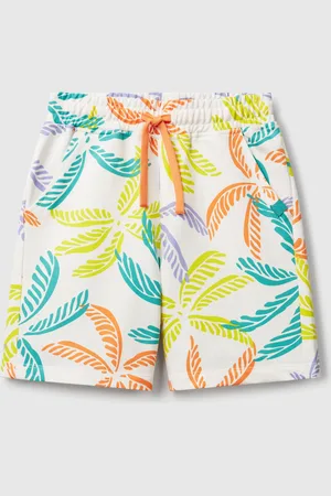 Benetton Benetton, Bermudas With Tropical Print, size 3XL, , Kids