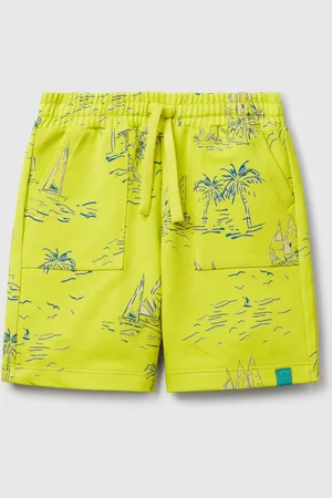 Benetton Benetton, Shorts With Beach Print, size 18-24, , Kids