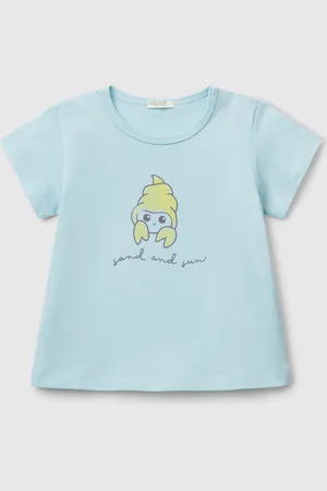 Benetton Benetton, Short Sleeve T-shirt With Print, size 0-1, , Kids