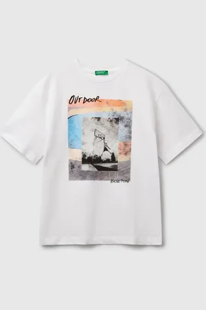 Benetton Benetton, T-shirt With Photo Print, size M, , Kids