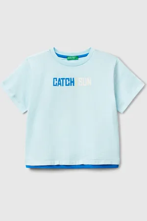 Benetton Benetton, Oversized T-shirt In Lightweight Cotton, size 4-5, , Kids
