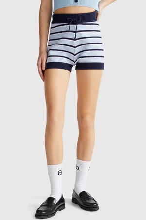 Benetton Benetton, Striped Knit Shorts, size OS, , Women