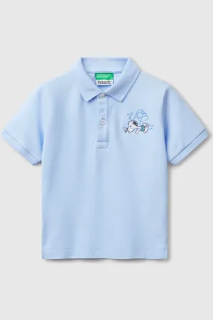 Benetton Benetton, Polo With Snoopy Embroidery peanuts, size 2-3, , Kids