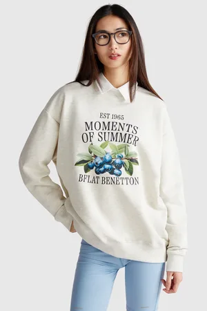 Benetton Benetton, Sweatshirt With Fruit Print, size OS, , Women