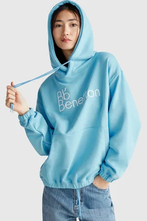 Benetton Benetton, Hoodie With Pocket And Hood, size M, , Women
