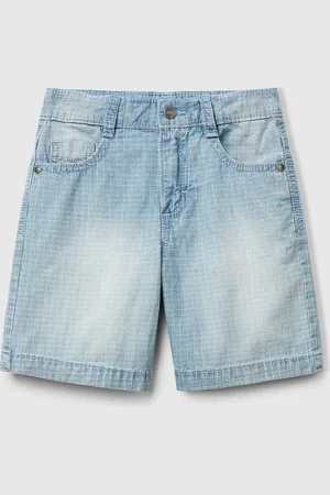 Benetton Benetton, Straight Check Shorts, size 3-4, , Kids