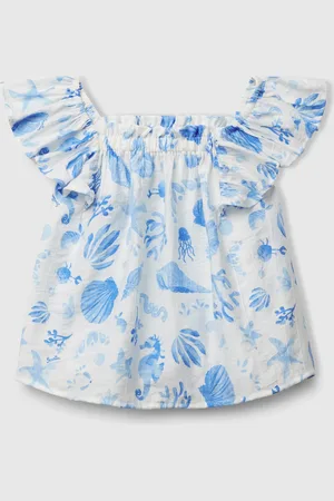 Benetton Benetton, Top With Floral Print, size 4-5, , Kids