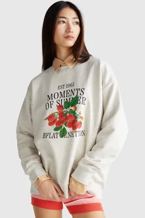Benetton Benetton, Sweatshirt With Fruit Print, size OS, , Women