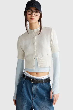Benetton Benetton, Short Sleeve Cardigan, size S, , Women