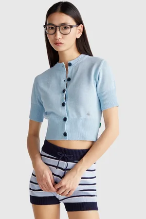 Benetton Benetton, Short Sleeve Cardigan, size S, , Women