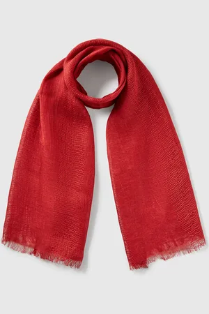 Benetton Benetton, Lightweight Scarf In Pure Linen, size OS, , Women