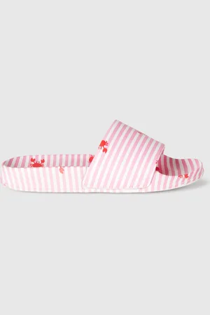 Benetton Benetton, Striped Slippers With Crabs, size 4Y, , Kids