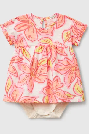Benetton Benetton, Dress With Floral Print, size 6-9, , Kids